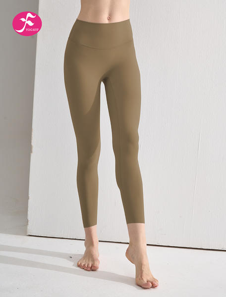 【KZ047可可色】无尺码提臀瑜伽裤裸感运动瑜伽裤
