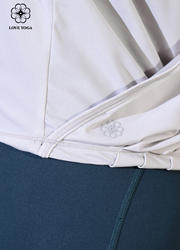 【Y916灰色】秋冬新款性感露背上衣瑜伽罩衫长袖