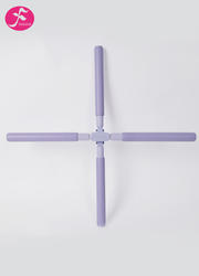 瑜伽辅助工具 60-90CM伸缩形体棍 体型棍  紫色