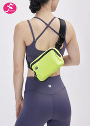 包包|背包|【YB-YGL】休闲运动腰包便携多功能户外 荧光绿