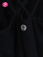 【SY152】高级黑  前领褶皱运动吊带背心性感上衣