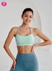 【SY229沧浪】美背瑜伽训练一体式运动bra防震露背背心      胸垫：活动杯（可拆卸）