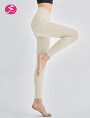 【K1128水晶灰】 经典版5.0裸感面料 瑜伽裤| 五代裤| 裸感裤