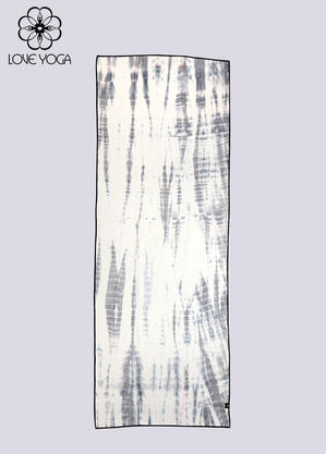 扎染铺巾 (灰色) （含布袋）   190*63CM