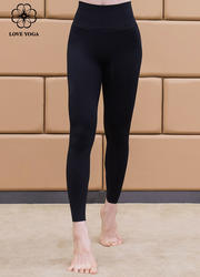 【K1112】科技版裸感瑜伽裤 黑色