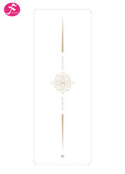 【白色】曼陀罗-心花系列瑜伽垫 183*68*0.45cm