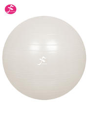 磨砂防爆横纹条瑜伽球大球   直径:65CM   月光白色