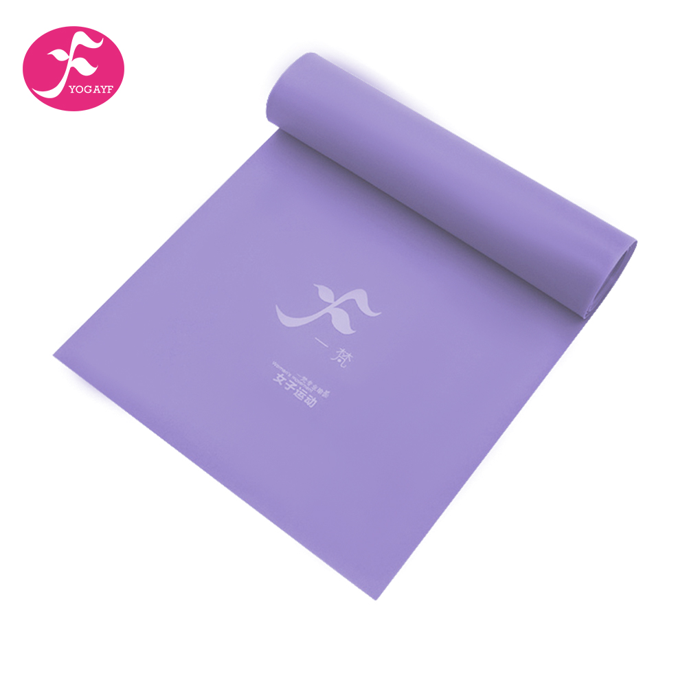 【灰紫色】健身带瘦身带瑜珈带弹力带瑜伽拉力带 150x15cm 约15磅