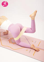 防滑臀带/梦幻橙 臀带健身拉伸阻力带深蹲翘臀力量训练瑜珈