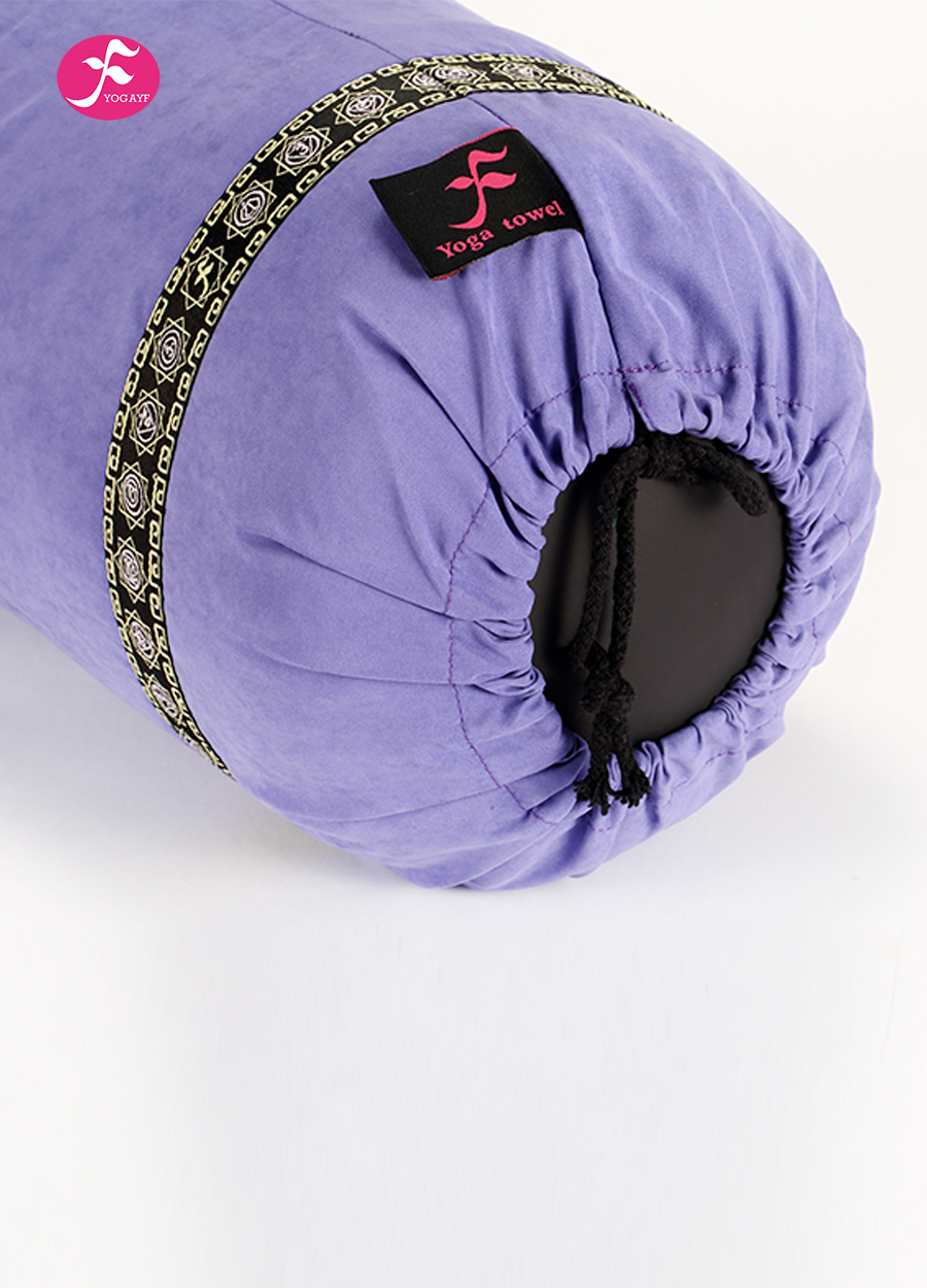 圆形瑜伽抱枕 占星紫