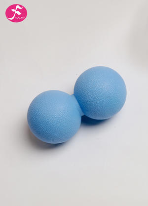 筋膜球｜硅胶筋膜双球  蓝色  12*6CM