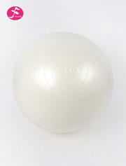 磨砂防爆横纹条瑜伽球大球   直径:65CM   月光白色