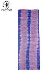 扎染铺巾(蓝色条纹)  （含布袋） 190*63CM