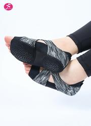 一梵硅胶防滑瑜伽鞋 黑灰色