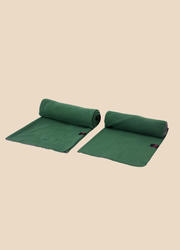 瑜伽辅助毛毯【绿色+灰】  练习毯 190*145cm/冥想毯190*90cm
