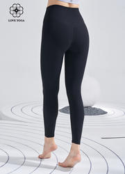 【K1100黑色】 经典版5.0裸感面料 瑜伽裤| 五代裤| 裸感裤